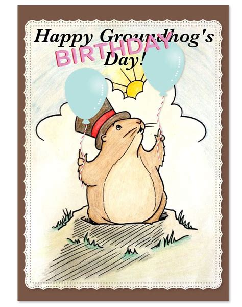 Groundhog Day Birthday Wishes - The Citrus Report