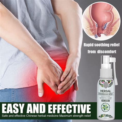 Original HERBAL Hemorrhoids Spray Natural Safe And Effective Treatment