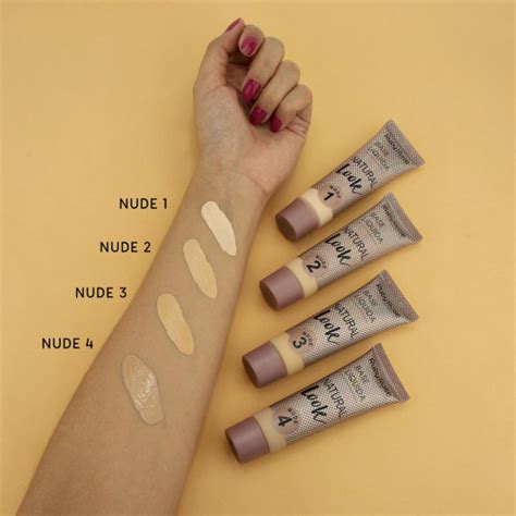 Base líquida natural look ruby rose nude 4 em Promoção Ofertas na Americanas