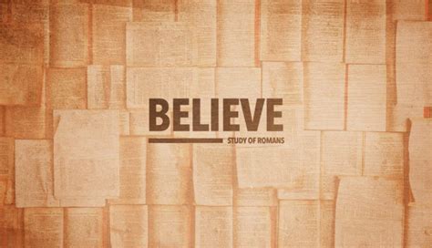 Believe Church Sermon Series Ideas