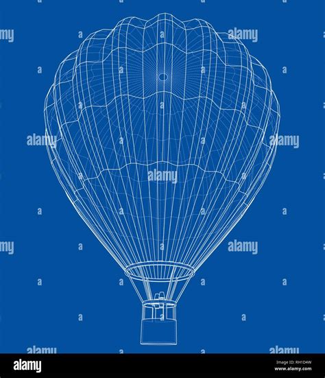 Outline Hot Air Balloon Stock Vector Image And Art Alamy