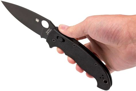 Spyderco Manix 2 XL Black C95GPBBK2 pocket knife | Advantageously ...