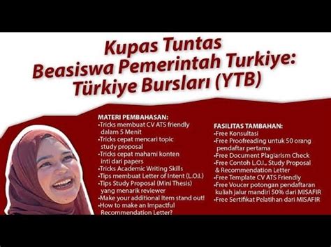 Kupas Tuntas Beasiswa Pemerintah Turkiye YTB Fadiah Mukhsen