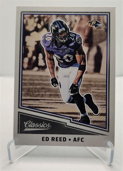 2017 Panini Classics Ed Reed 106 Baltimore Ravens Football Card Ebay