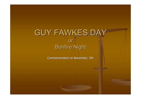 Guy fawkes day | PPT | Free Download