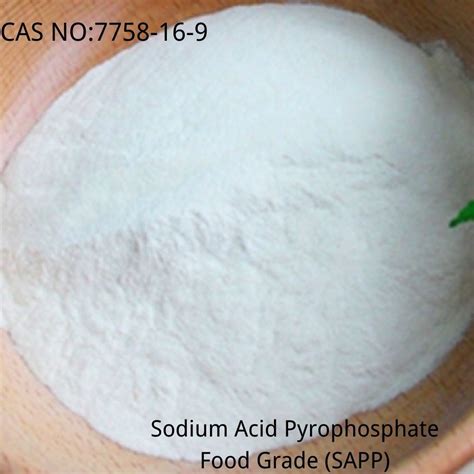 White Powder Food Additive E Sodium Acid Pyrophosphate China