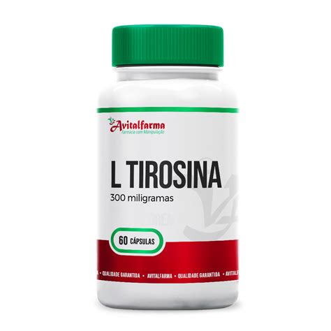 L Tirosina 300mg 60 Cápsulas Manipulados em Oferta Avitalfarma