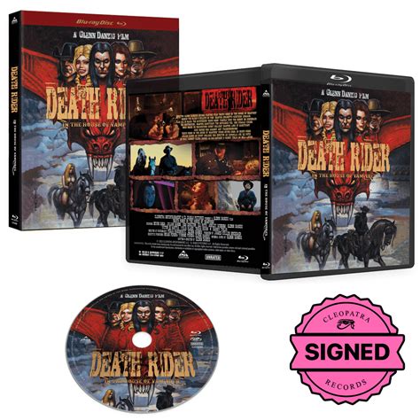 Death Rider In The House Of Vampires Classic Cover Blu Ray Signed