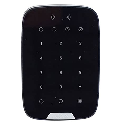 Ajax Keypad Plus Proxi Funk Und Touch Tastatur Schwarz