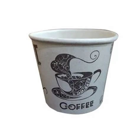 White 75 ML Printed Coffee Paper Cup For Parties Features Eco