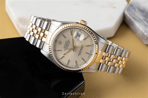 Rolex Datejust Stahl Gold Automatik Kal 3135 Ref 16233 2302630