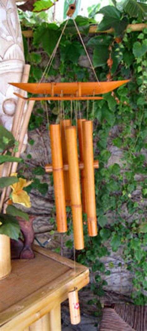 Bamboo Windchimes From Bali Indonesia Bali Crafts