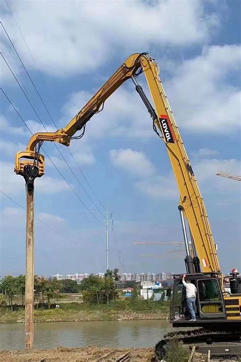 Excavator Mounted Vibratory Hammer Pile Driver Anteng Machinery