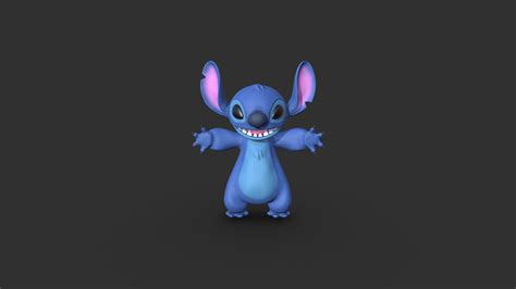 Stitch From Lilo And Stitch Disney Buy Royalty Free 3D Model By