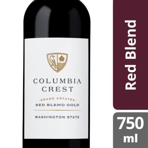 Columbia Crest Grand Estates Red Blend Gold Washington Red Wine 750 Ml