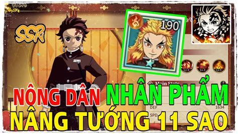 DEMON SLAYER MOBILE RAGE OF DEMON KING Nông Dân Nâng Tướng 10 Sao