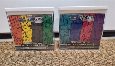 Evolving Skies Elite Trainer Box ETB Pokemon Center Exclusive Set Of 2 ...