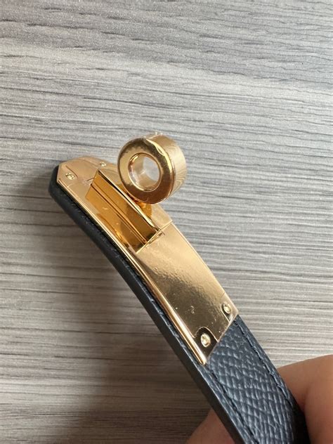 Hermes Kelly Belt Black GHW Luxury Accessories On Carousell