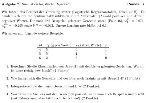 Aufgabe Simulation Logistische Regression Studyx