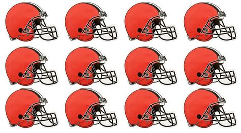 NFL Cake Toppers Cleveland Browns Cupcake Toppers Edible Image Frosting