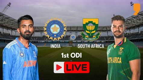 India vs South Africa ODI Live Score Streaming Online Today, IND vs SA ...