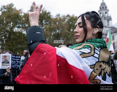 Iranians In London Protest Against The Islamic Republic In Iran