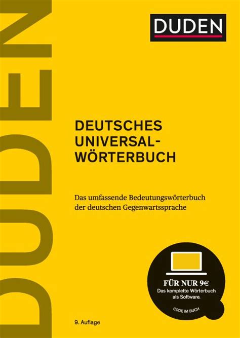 Duden Deutsches Universalw Rterbuch Bog Indbundet Tysk Af Duden