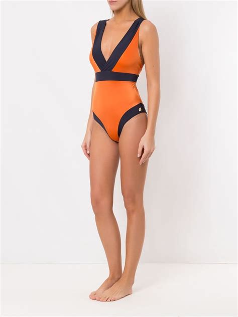 Brigitte Panelled Swimsuit Farfetch Swimsuits Beachwear Brands