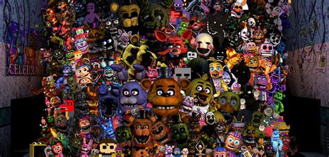 Every Single Fnaf Character Challenge Five Nights At Freddys Amino