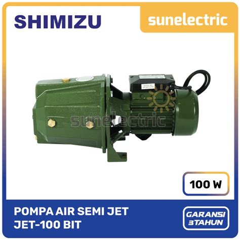 Jual Shimizu JET 100 Pompa Air Semi Jet 100 W Daya Hisap 11 Meter