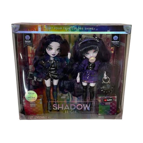 Rainbow High Shadow High Twins Naomi And Veronica Storm Dolls Special