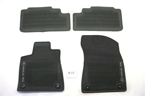 Lexus Oem Factory All Weather Floor Mat Set 2016 Rx350 And Rx450h Black