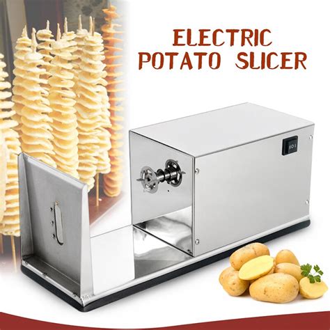 Multi Functional Potato Tower Machine Electric Manual Spiral Potato