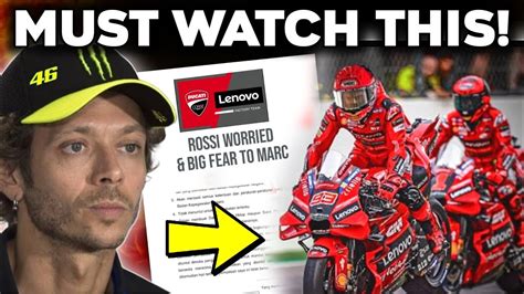 Valentino Rossi Brutal Statement To Marc Marquez S Ducati Factory