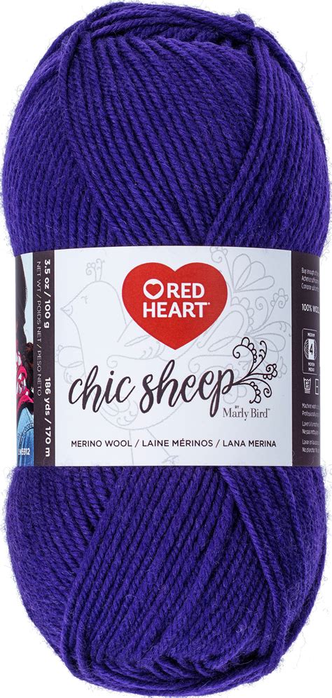 Red Heart Chic Sheep Yarn Royal