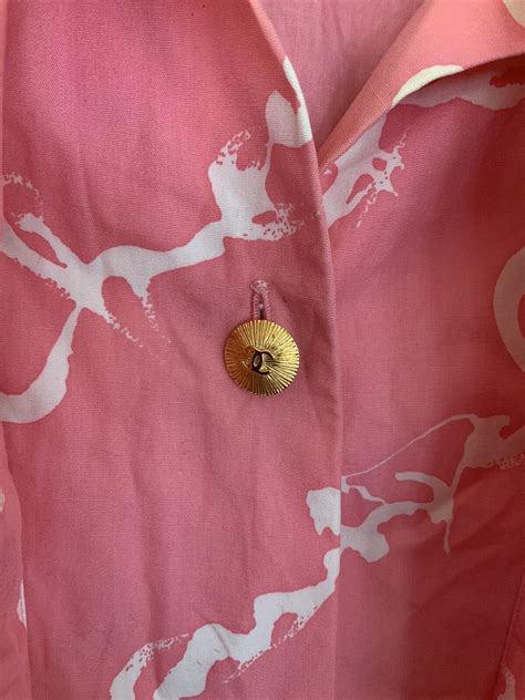 Authentic Chanel Pussy Bow Blouse Top Vintage 90s Scr Gem