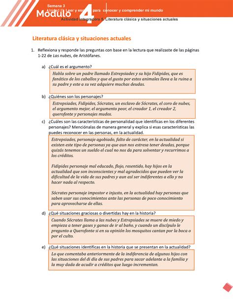 Modulo 4 Semana 3 Actividad Integradora 5 Analisis Del Texto Literario