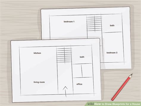 How To Draw Blueprints For A House With Pictures Wikihow