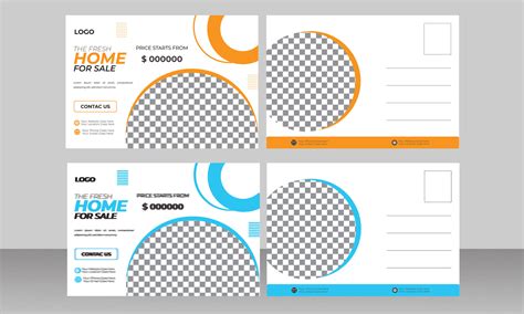 Modern and creative post card template dersign 35599498 Vector Art at Vecteezy