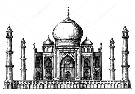 Plantilla De Dise O Del Logo De Taj Mahal India O La Religi N Hind