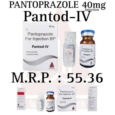 Pantoprazole Sodium 40 Mg Pantop Iv Injection 1 Vila At ₹ 75unit In