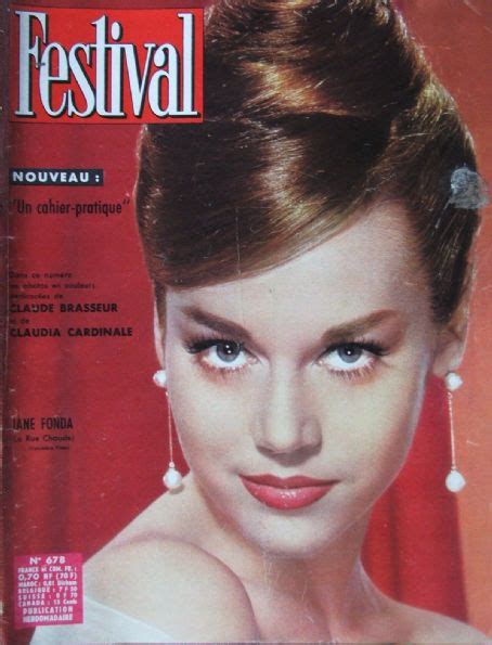 Jane Fonda Festival Magazine 26 June 1962 Cover Photo France