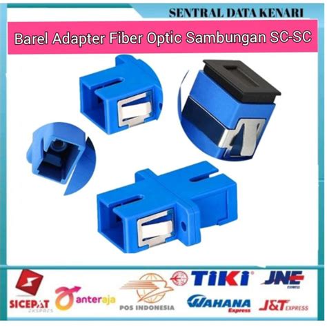 Jual Adapter Sambungan SC UPC Konektor Optic FTTH Shopee Indonesia