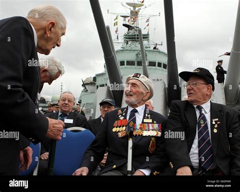 Veterans Of Hms Belfast Help Celebrate Her 75th Birthday On Hms Belfast