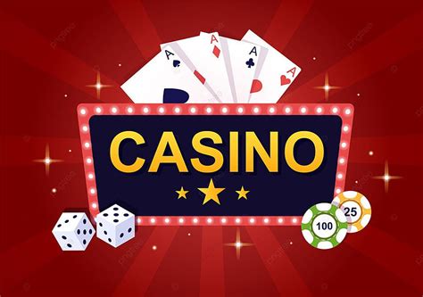 Casino Cartoon Illustration With Buttons Template Download on Pngtree