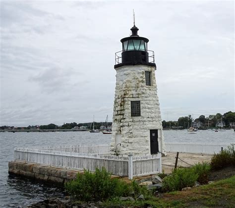 Northeast coast of US - Rhode Island / Newport Harbor lighthouse ...