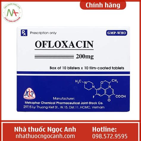 Thu C Ofloxacin Mg Mekophar L Thu C G Mua U Gi Bao Nhi U