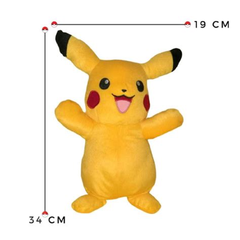 Bicho Pel Cia Pikachu Pok Mon Amarelo Macio Em Promo O Na Americanas