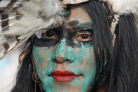 Female Native American Face Paint