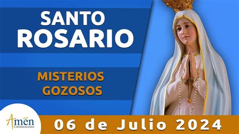 Santo Rosario Hoy Sábado 06 Julio 2024 l Padre Carlos Yepes l Misterios